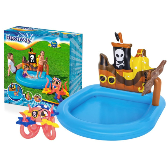 Piscină gonflabilă pentru copii - corabie de pirat - BESTWAY 52211