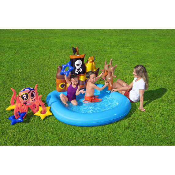 Piscină gonflabilă pentru copii - corabie de pirat - BESTWAY 52211