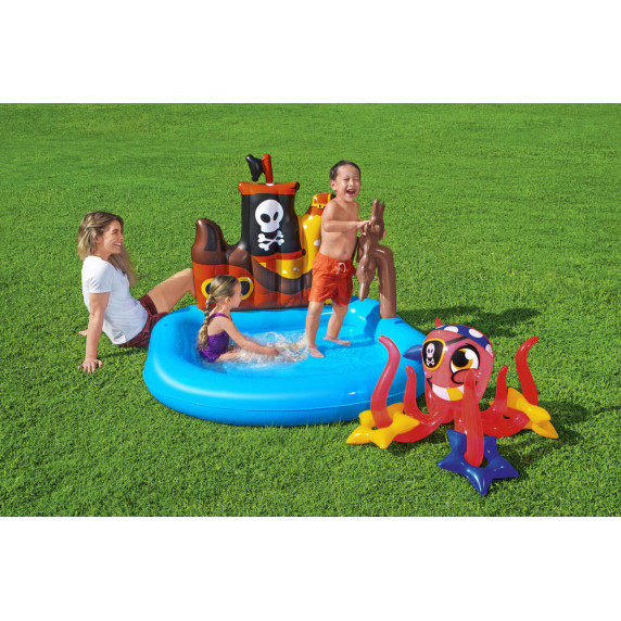 Piscină gonflabilă pentru copii - corabie de pirat - BESTWAY 52211