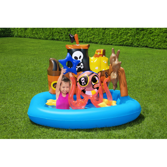 Piscină gonflabilă pentru copii - corabie de pirat - BESTWAY 52211