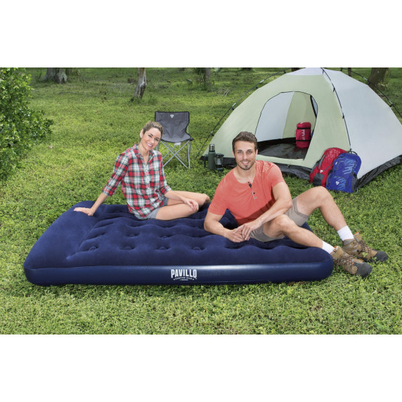 Felfújható kétszemélyes matrac pumpával 191x137x28 cm BESTWAY 67225