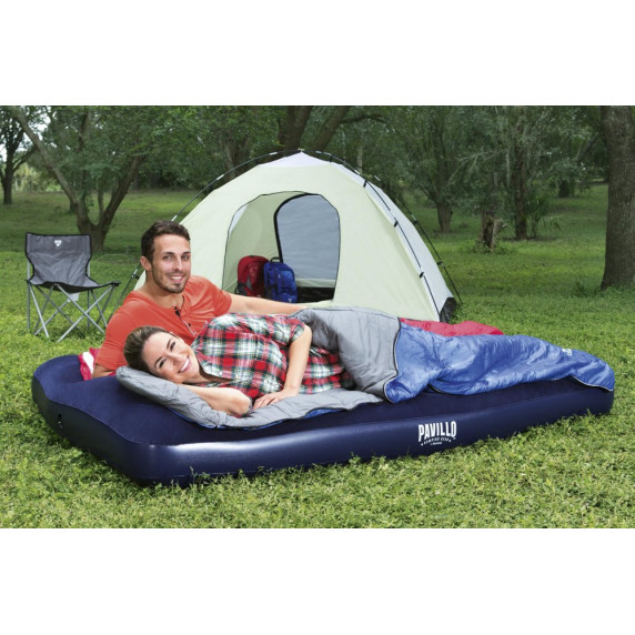 Felfújható kétszemélyes matrac pumpával 191x137x28 cm BESTWAY 67225