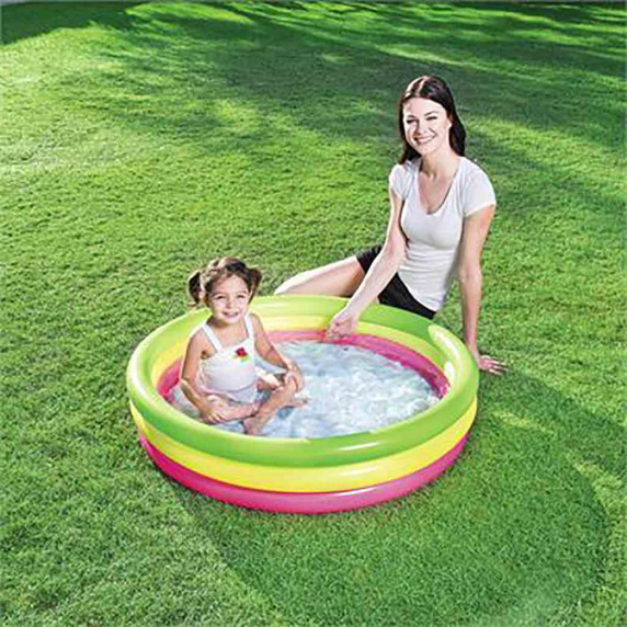 Felfújható gyerekmedence 102x25 cm BESTWAY 51104 - Színes