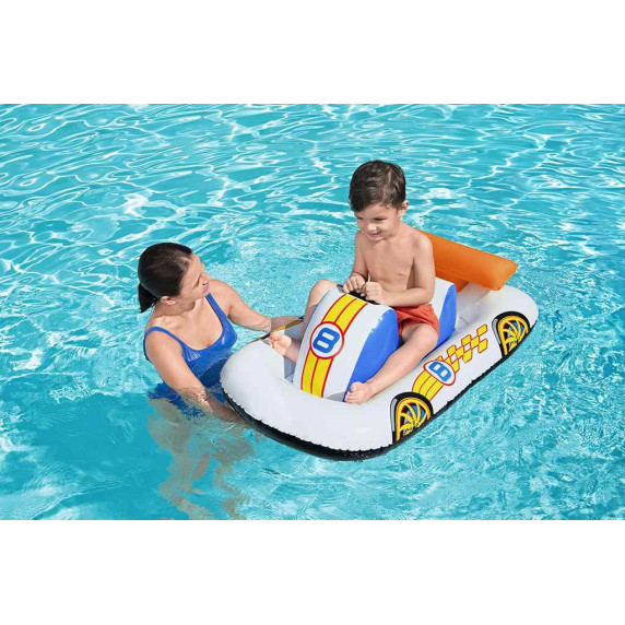 Felfújható matrac 110x75 cm BESTWAY 50261 - Gyerekautó kapaszkodóval