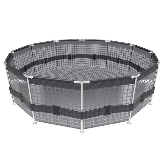 Medence vízforgatóval 366x76 cm BESTWAY 56416 Steel Pro Max