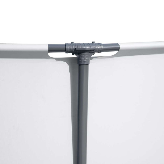 Medence papírszűrős vízforgatóval 549x122 cm BESTWAY 56462 Steel Pro 