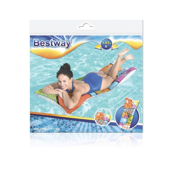 Felfújható matrac 183 x69 cm BESTWAY 44033 - Virágmintás