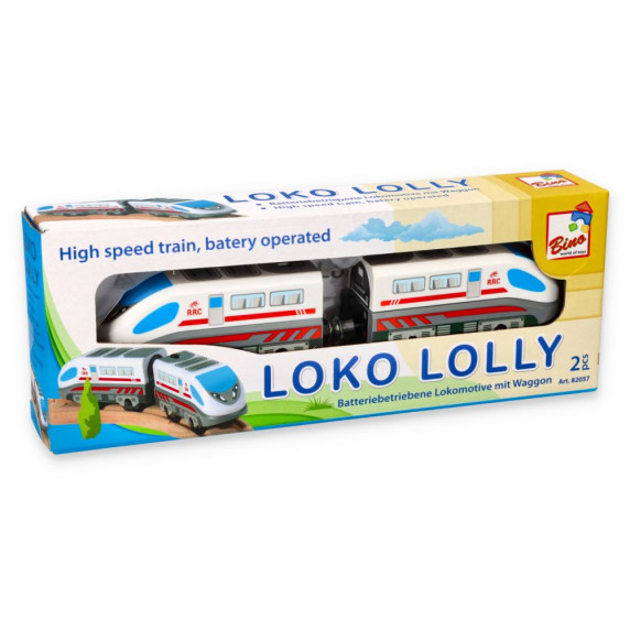 Locomotiva Bino Express cu baterii