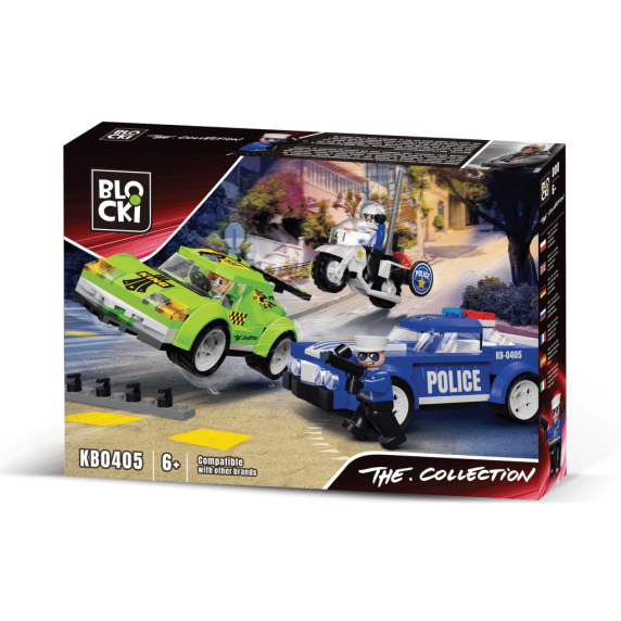 Építőkészlet BLOCKI The Collection City Racing 299 darabos