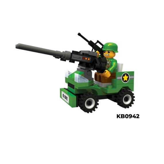 Építójáték BLOCKI MyArmy Sachet 49 darabos