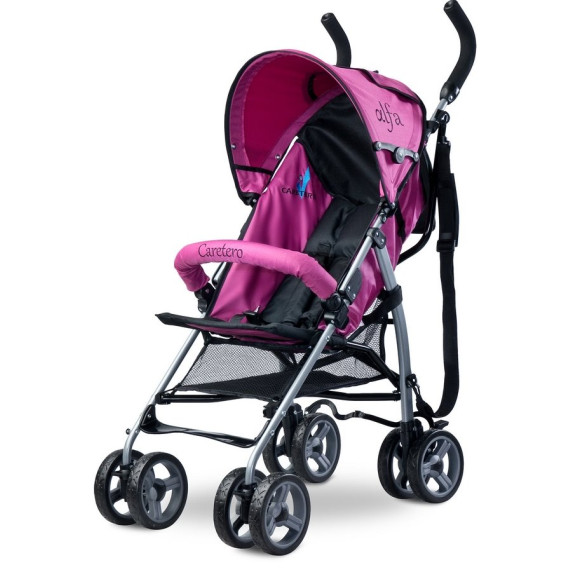 Cărucior - pink - CARETERO Alfa 
