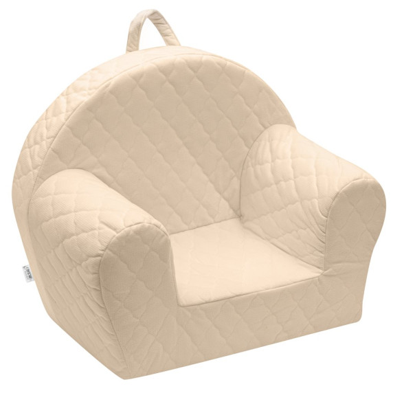 Fotoliu pentru copii - New Baby VELVET - bej
