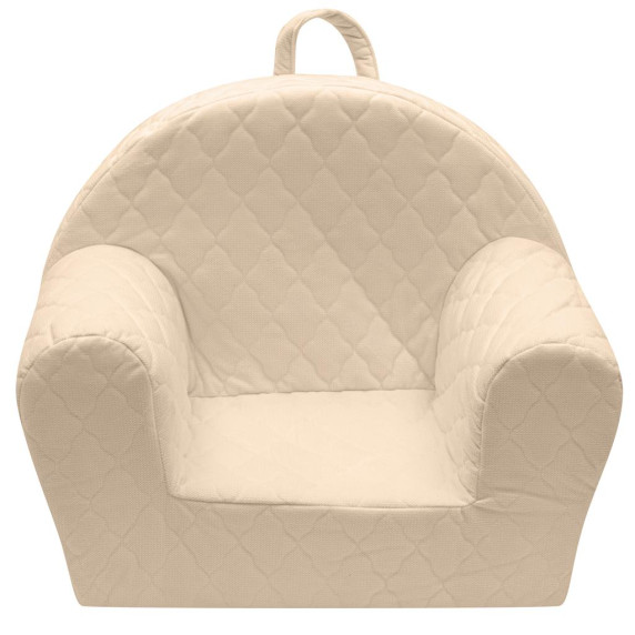 Fotoliu pentru copii - New Baby VELVET - bej