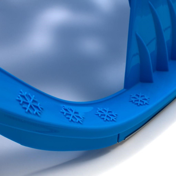 Műanyag szánkó háttámlával Baby Mix SNOW STAR - Piros