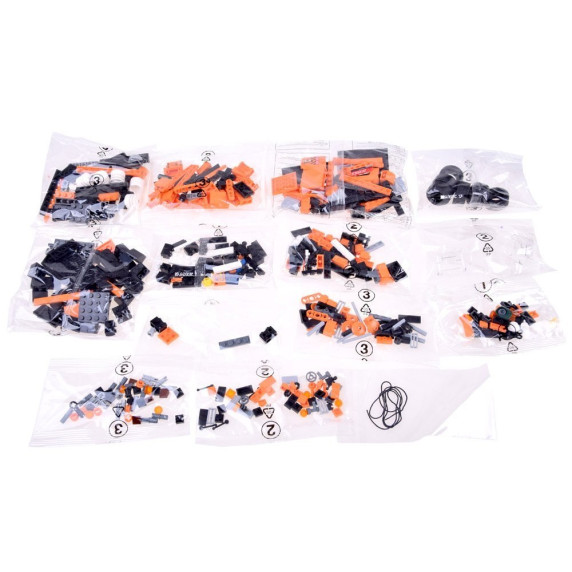 Set creativ de contrucție 475 piese - macara - CONSTRUCTION 640003C