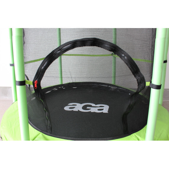 Gyerek trambulin védőhálóval 140 cm AGA MR1140-Light-Green - Zöld