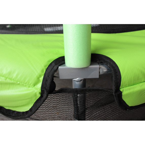 Gyerek trambulin védőhálóval 140 cm AGA MR1140-Light-Green - Zöld