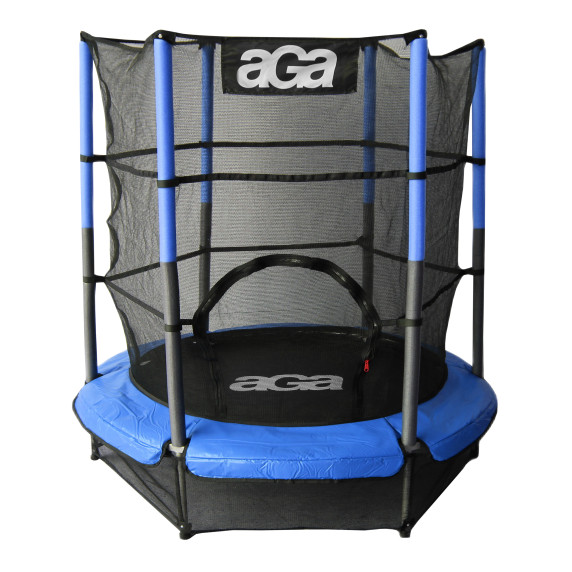 Gyerek trambulin védőhálóval 140 cm AGA MR1140-Dark-Blue - Sötét kék