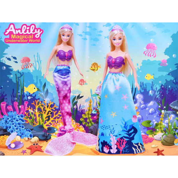 Bábika Anlily princezná, morská víla a motýl