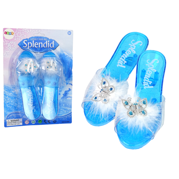 Papuc prințesă - Inlea4Fun - albastru