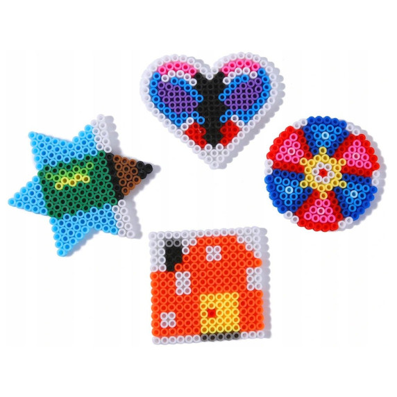 Mărgele care se pot călca - 6000 buc + accesorii - Inlea4Fun IRON BEADS 