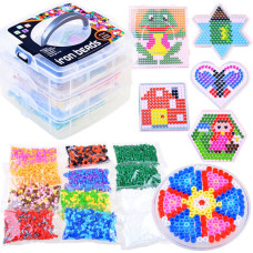 Zažehľovacie korálky Inlea4Fun IRON BEADS 6000 ks + príslušenstvá - 