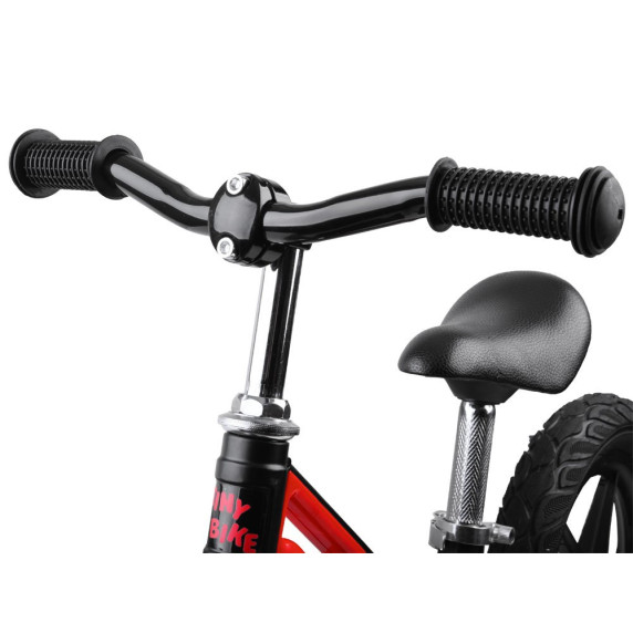 Bicicletă fără pedale - Inlea4Fun TINY BIKE -  negru/roșu