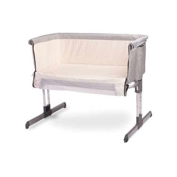 Gyerek kiságy CARETERO Sleep2gether - szürke