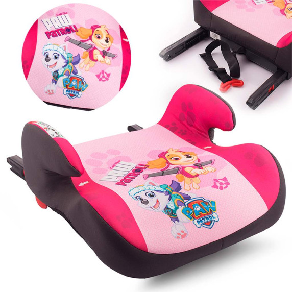 Ülésmagasító 22-36 kg Nania Topo ISOFIX 2020 - Mancs őrjárat rózsaszín