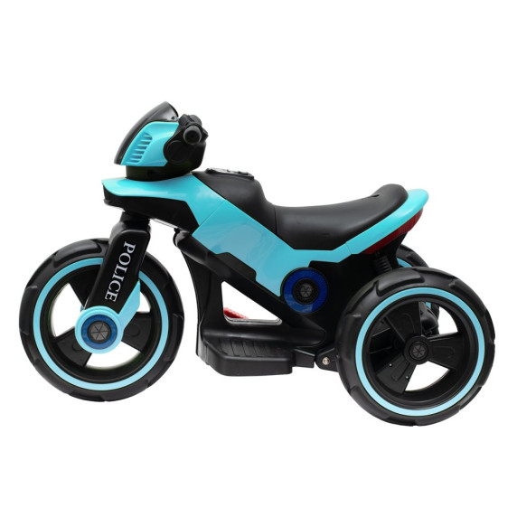 Elektromos háromkerekű Baby Mix POLICE - kék