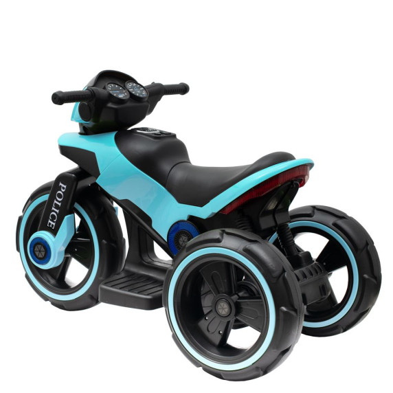 Elektromos háromkerekű Baby Mix POLICE - kék