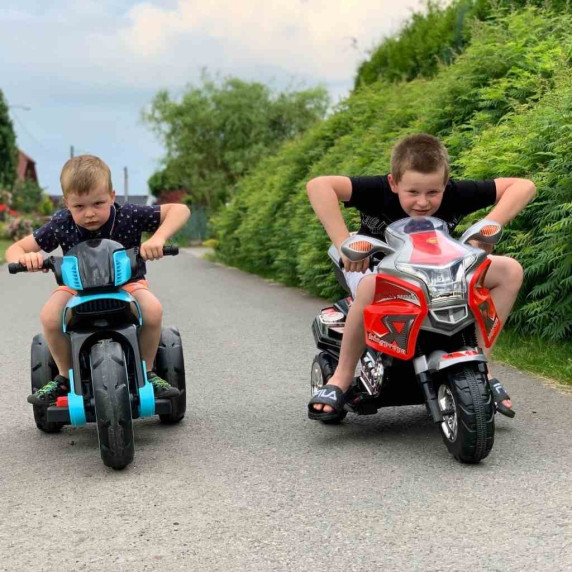 Elektromos háromkerekű Baby Mix POLICE - kék