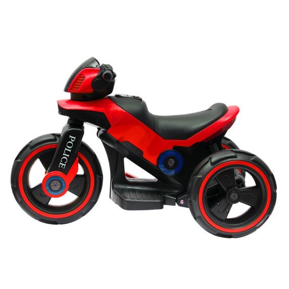 Elektromos háromkerekű Baby Mix POLICE - piros