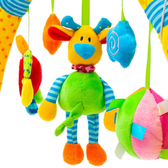 Játék babakocsira Baby Mix zsiráf