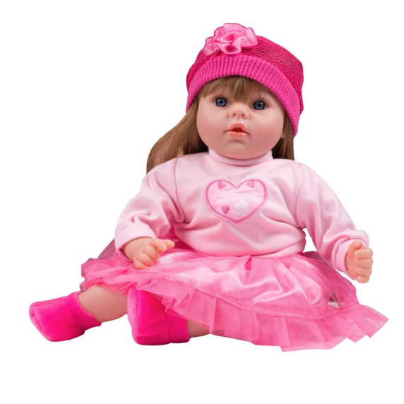 Magyarul beszélő és éneklő baba PlayTo TINA 46 cm