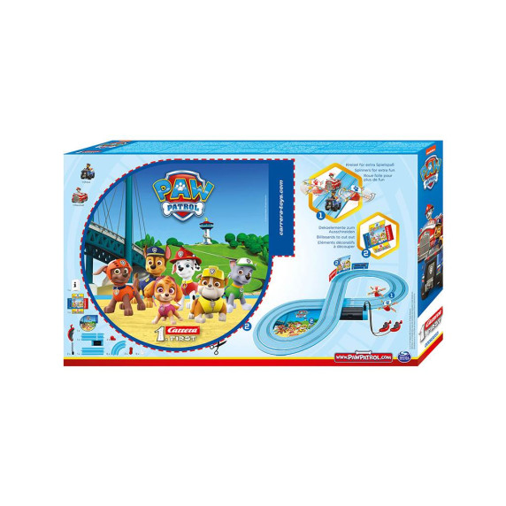 Autópálya Carrera FIRST Paw Patrol On the Track 2,4m