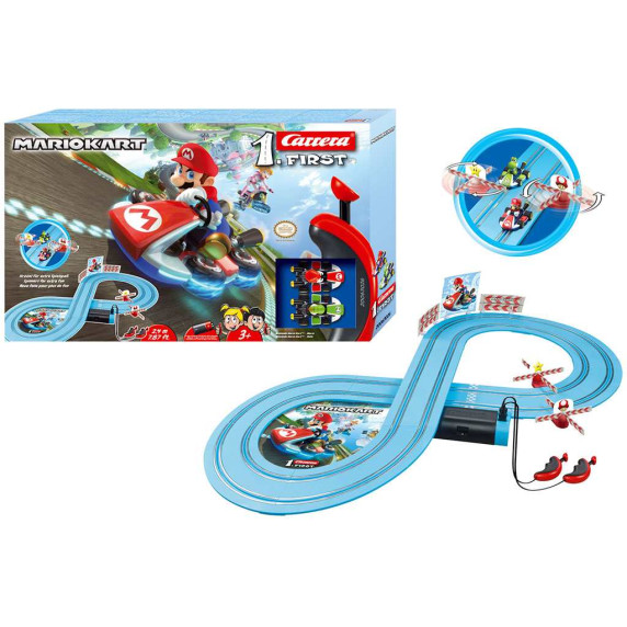 Autostradă de jucărie - Carrera FIRST Nintendo Mario Kart™- Mario and Yoshi 2,4 m