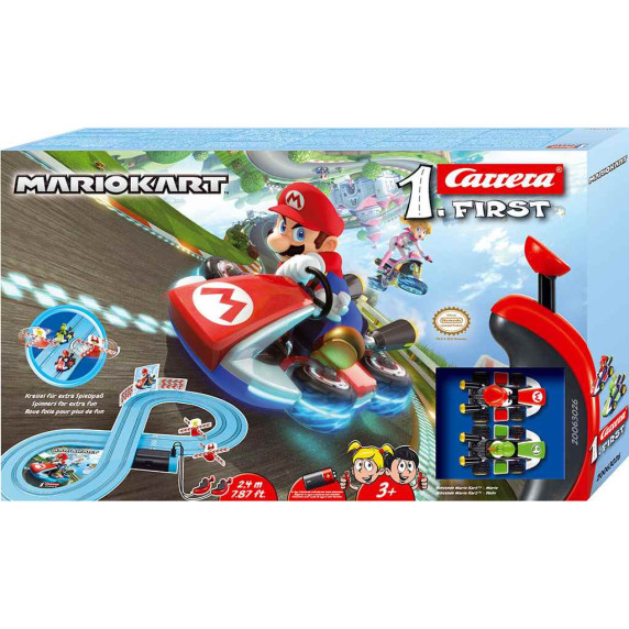 Autostradă de jucărie - Carrera FIRST Nintendo Mario Kart™- Mario and Yoshi 2,4 m