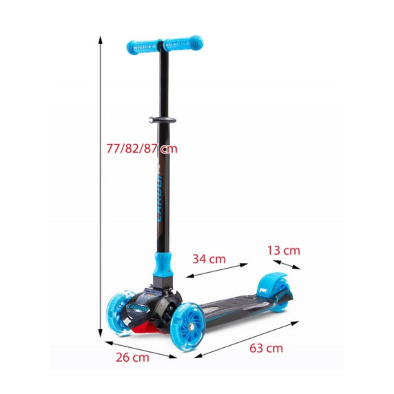Trotinetă pentru copii - roșu - Toyz Carbon 