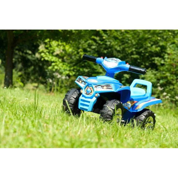 ATV acționat cu picioarele - albastru - Baby Mix