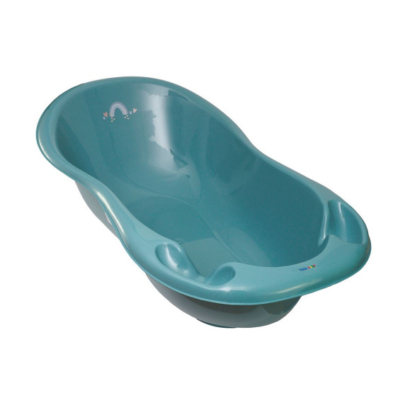 Cadă anatomică cu scurgere 102 cm - TEGA LUX METEO - turcoaz