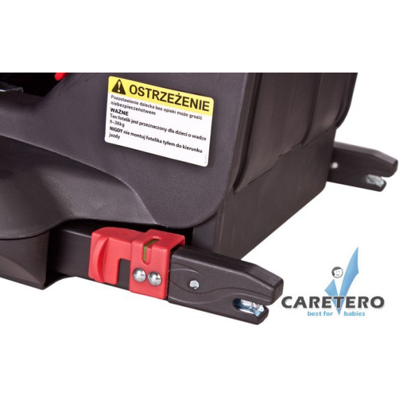 Autosedačka CARETERO DiabloFIX s Isofix black 2015 