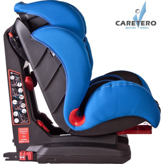 Autosedačka CARETERO DiabloFIX s Isofix black 2015 
