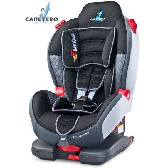 Autosedačka CARETERO Sport TurboFix graphite 2016 