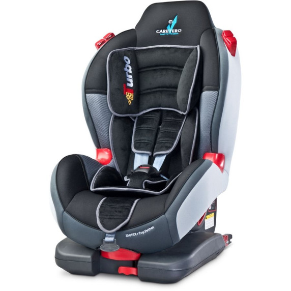 Autosedačka CARETERO Sport TurboFix graphite 2016 