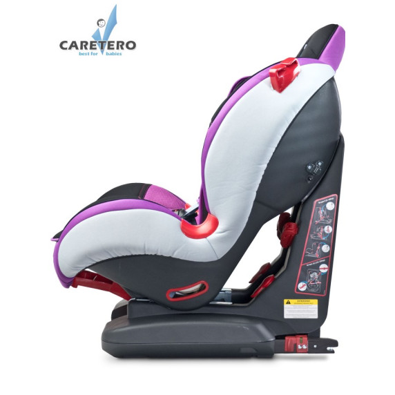 Autósülés CARETERO Sport TurboFix 2016 9-25 kg - szürke