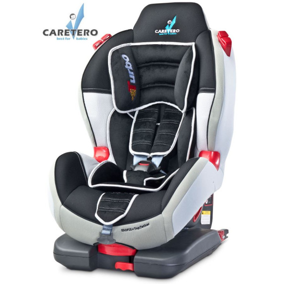 Autósülés CARETERO Sport TurboFix 2016 9-25 kg - szürke