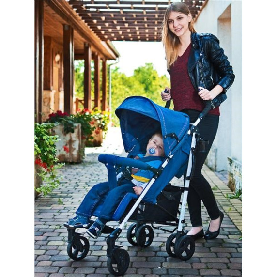 Golfový kočík CARETERO Jeans brown 2016