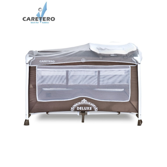 Cestovná postieľka CARETERO Deluxe grey