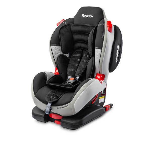 Autósülés CARETERO Sport TurboFix 2016 9-25 kg - szürke